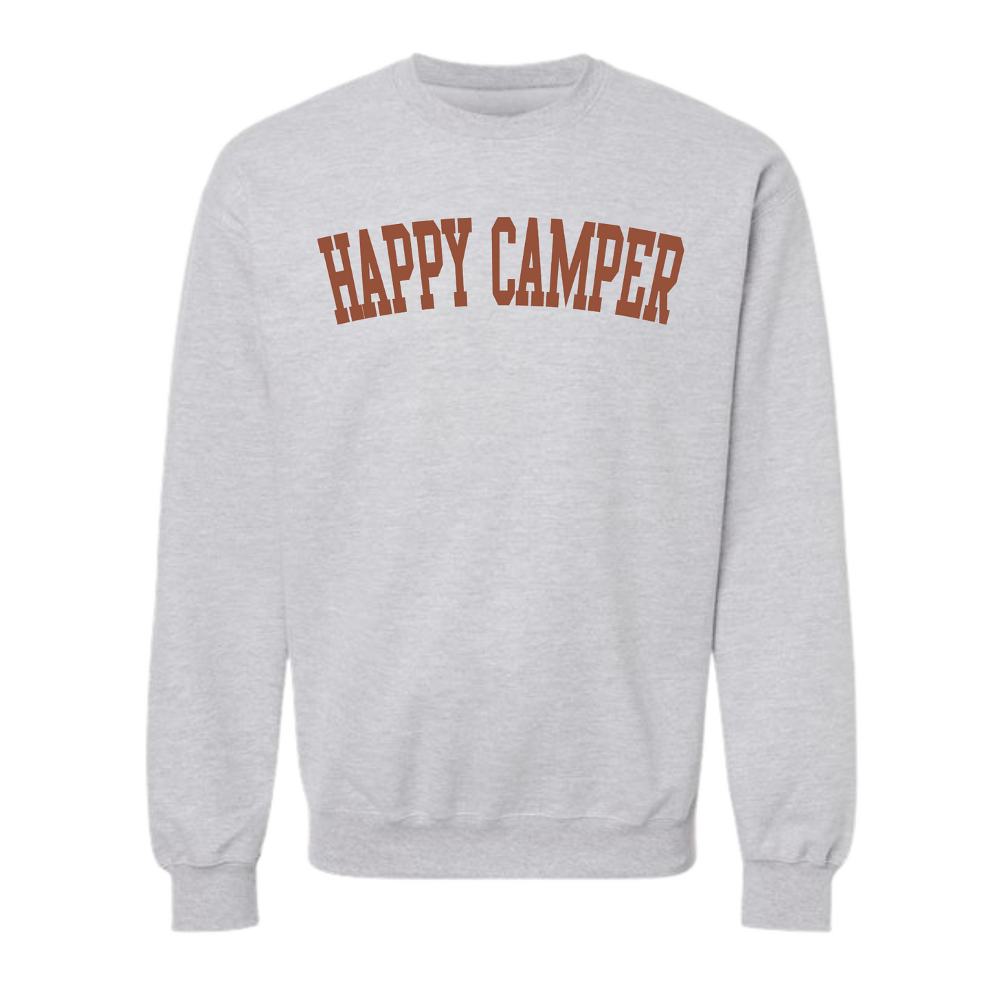 Happy Camper Basic Crewneck Sweatshirt