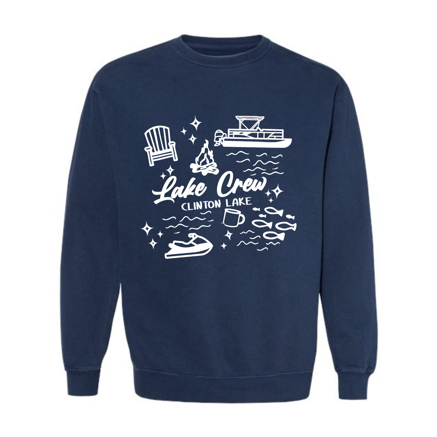 Lake Crew Clinton Lake Crewneck Sweatshirt
