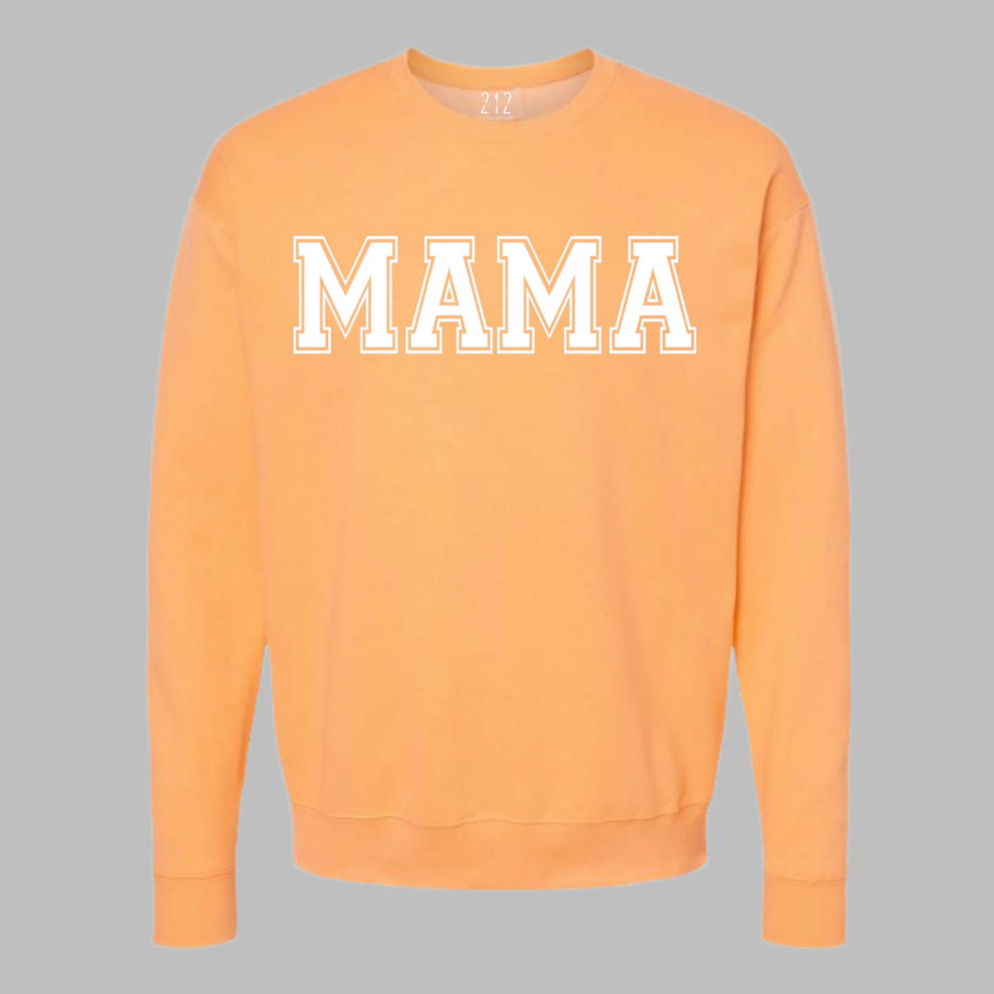 "Mama" Block Letter Crewneck Sweatshirt