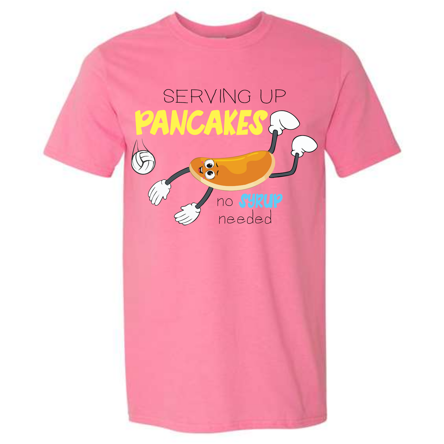 Serving Up Pancakes Volleyball Tee - Youth