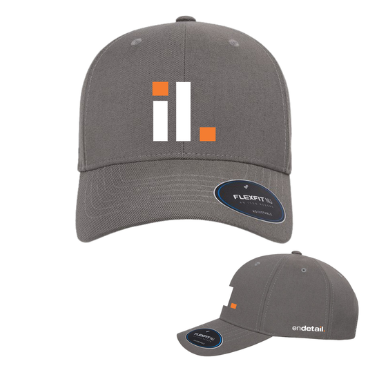 Flexfit Adjustable Embroidered Cap Gray