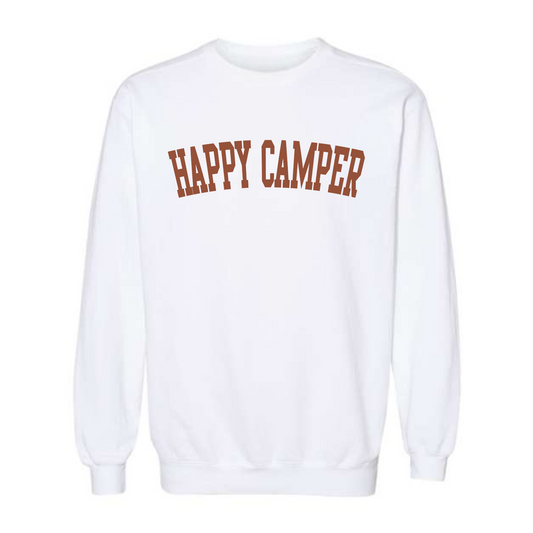 Happy Camper Basic Crewneck Sweatshirt