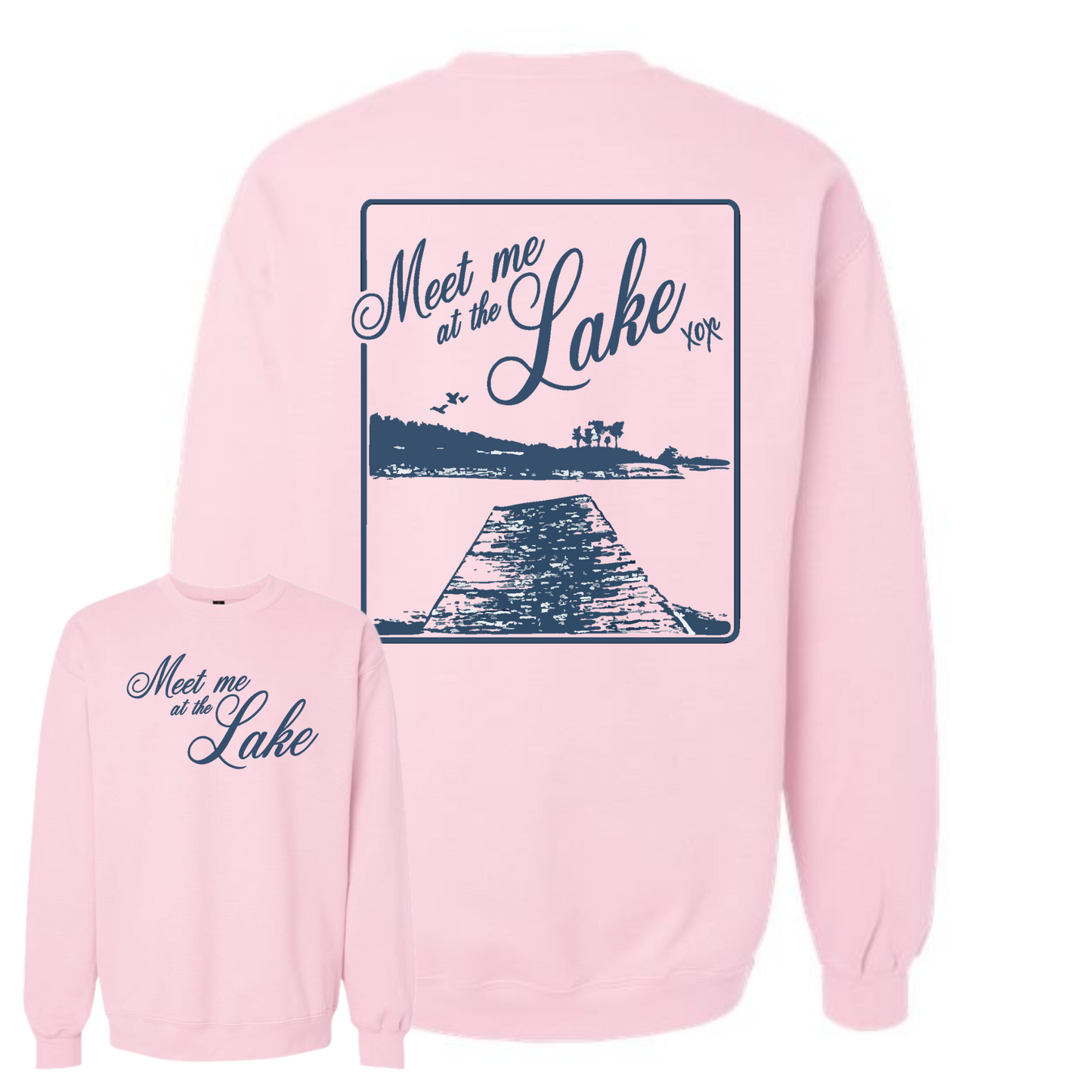 Meet me at the Lake Crewneck Sweatshirt