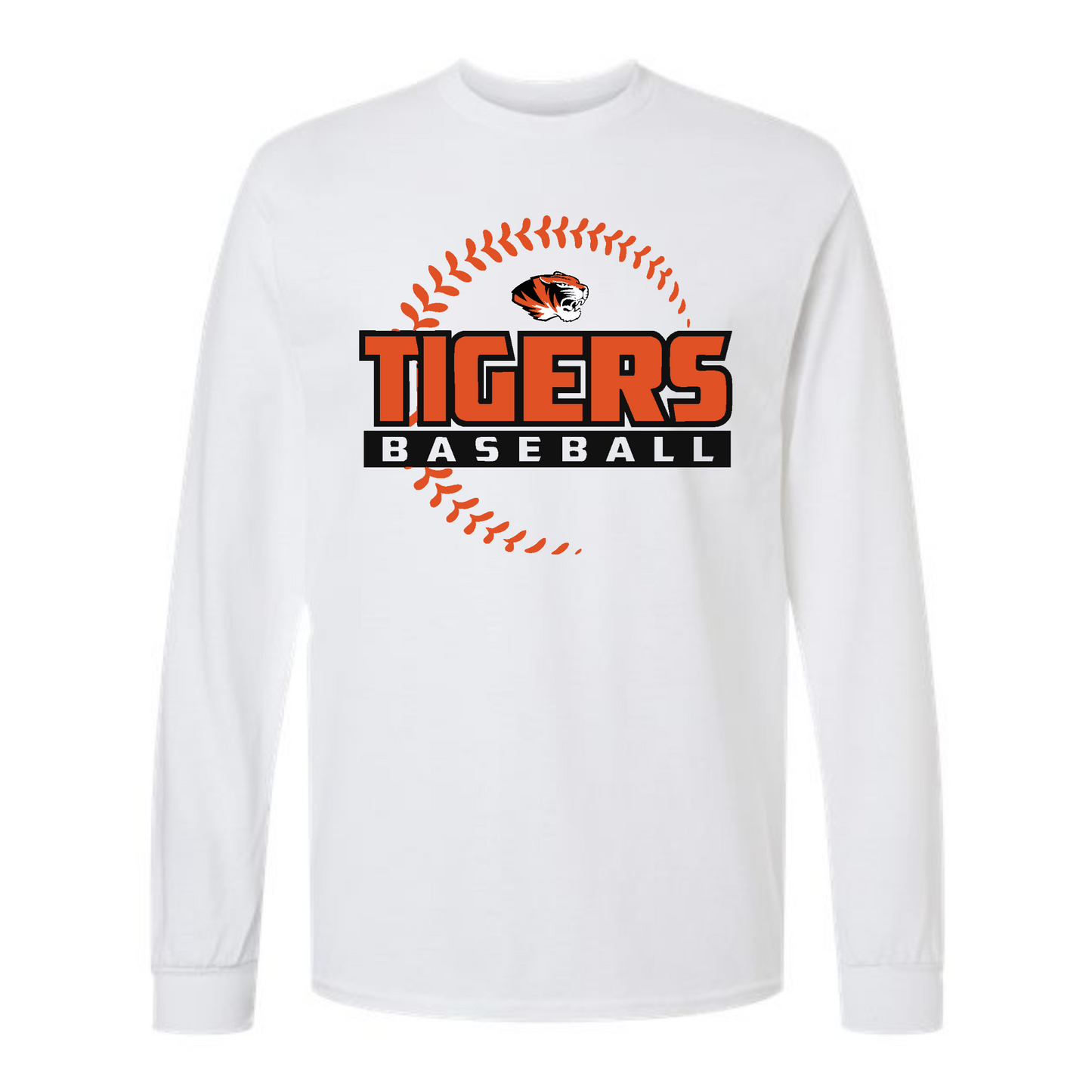 Tigers Baseball Long Sleeve Tee