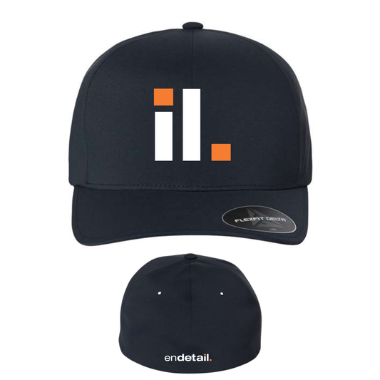 Flexfit Delta Seamless Embroidered Navy Cap