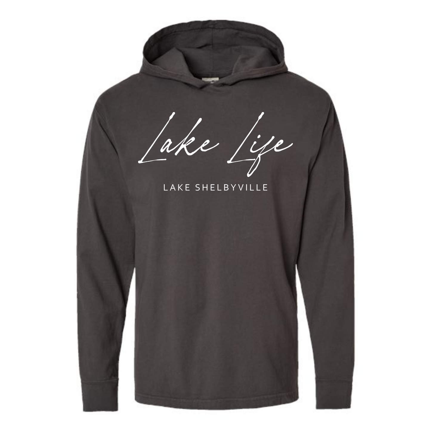 Lake Life Lake Shelbyville Long Sleeve Hooded Tee