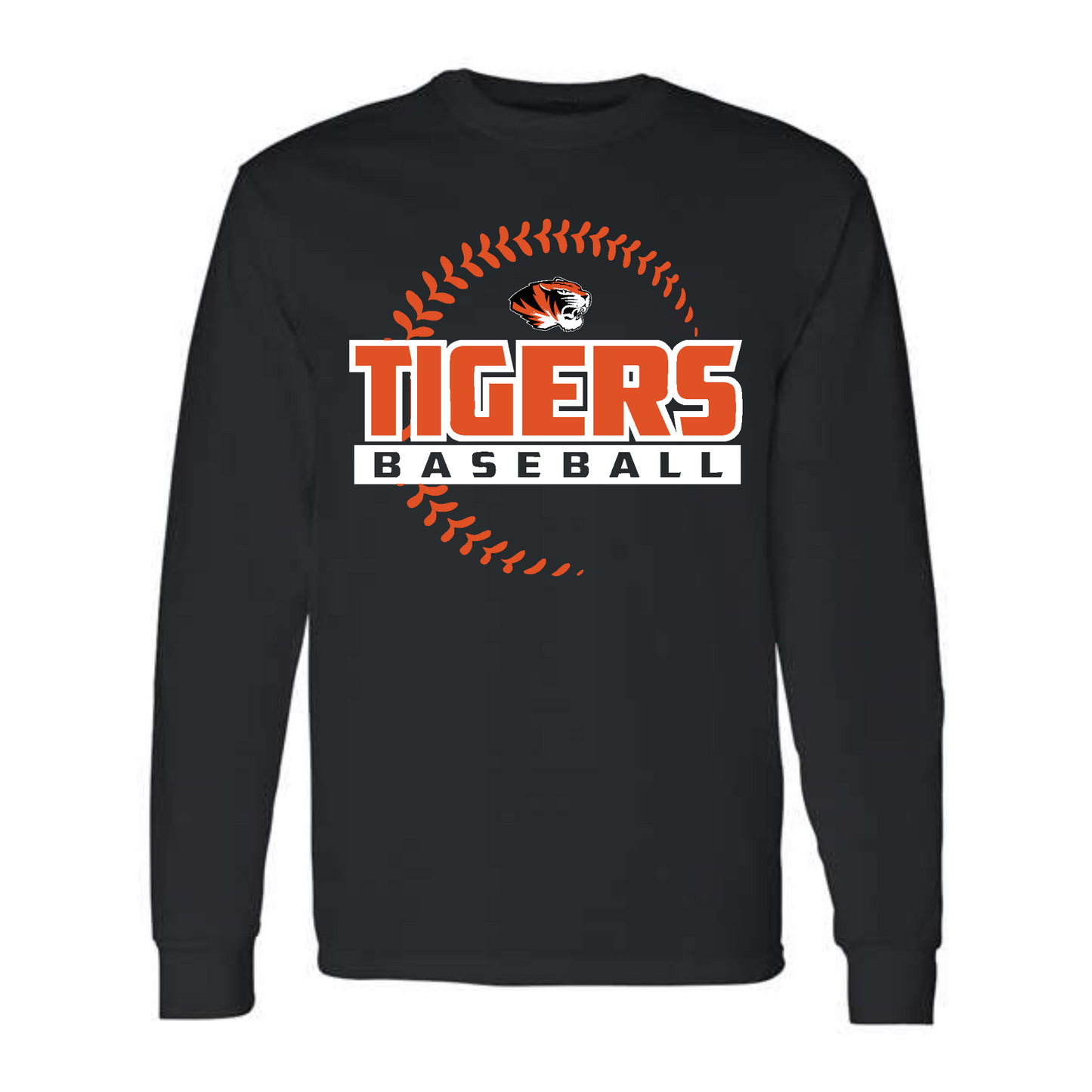 Tigers Baseball Long Sleeve Tee