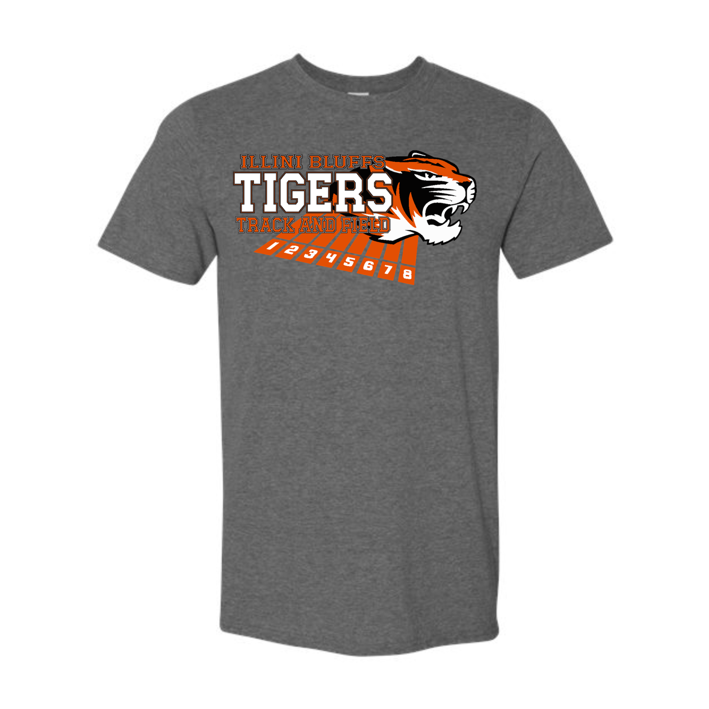 *Personalized* IB Tigers Track & Field Lanes Tee