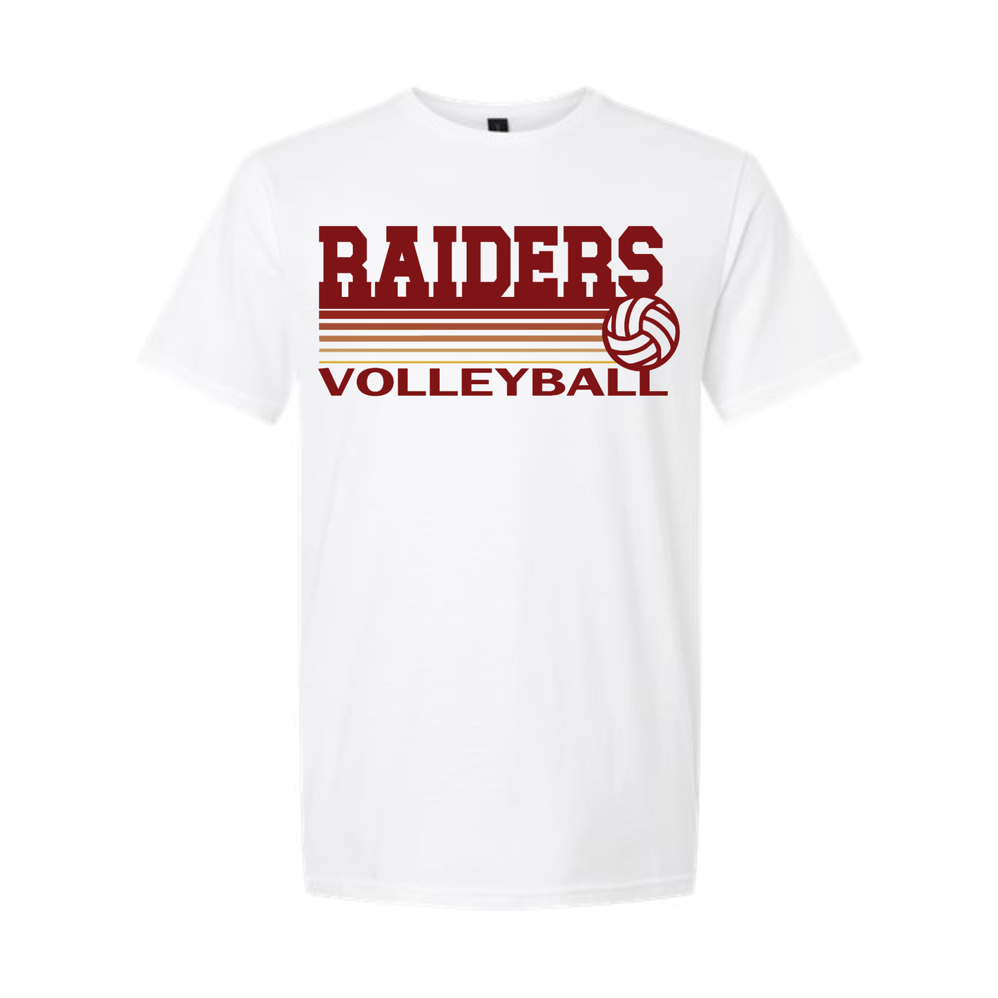 Raider Volleyball Fade Tee