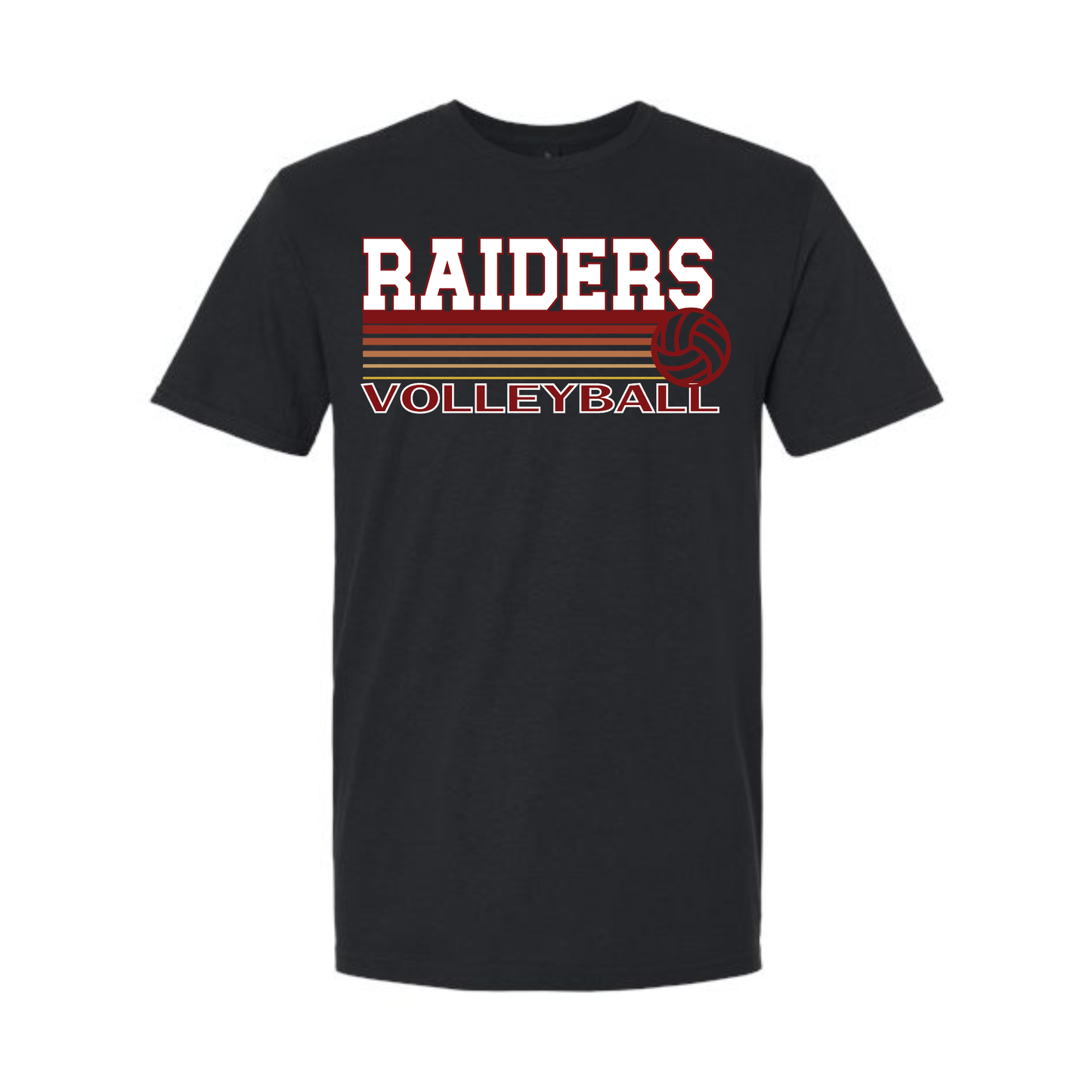 Raider Volleyball Fade Tee