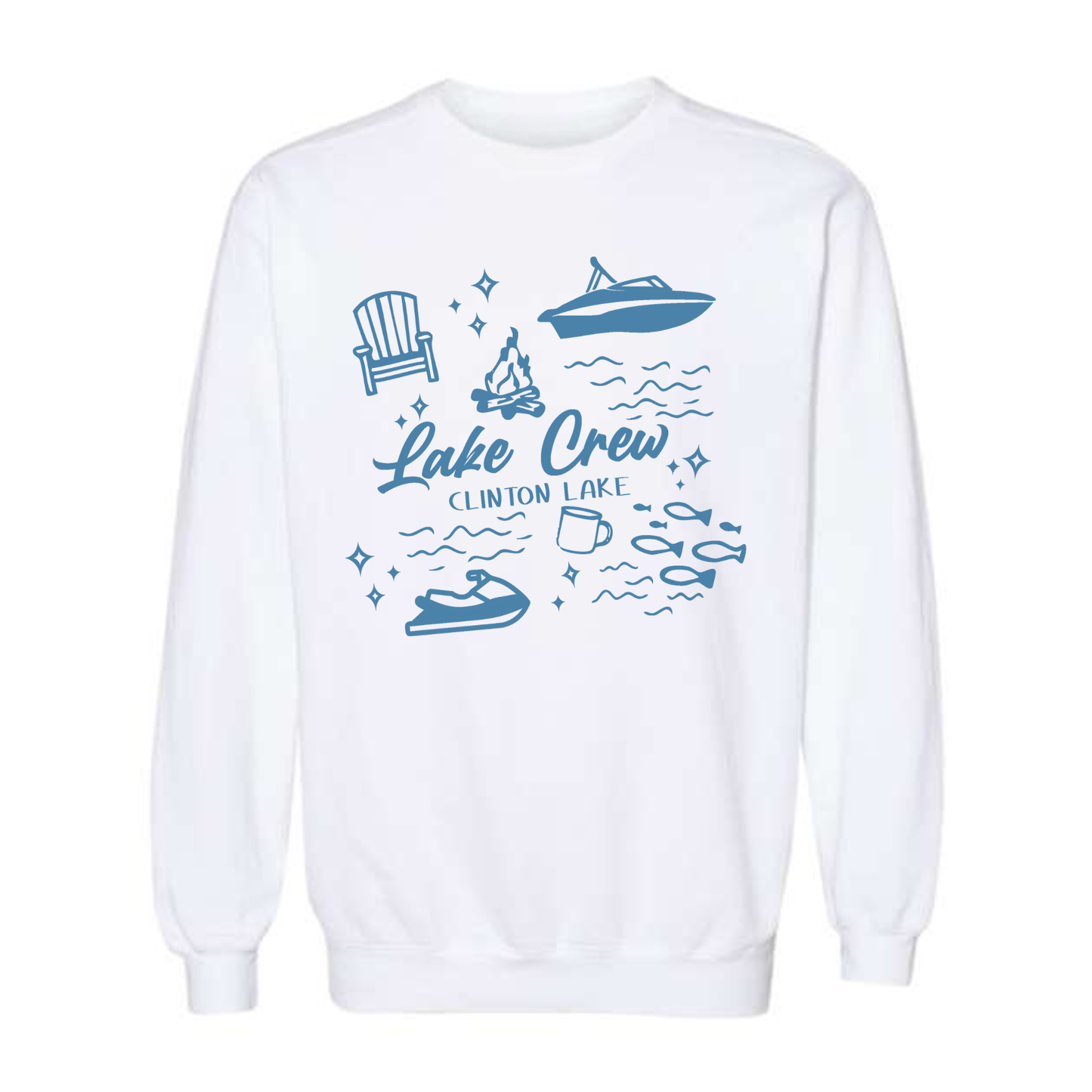Lake Crew Clinton Lake Crewneck Sweatshirt