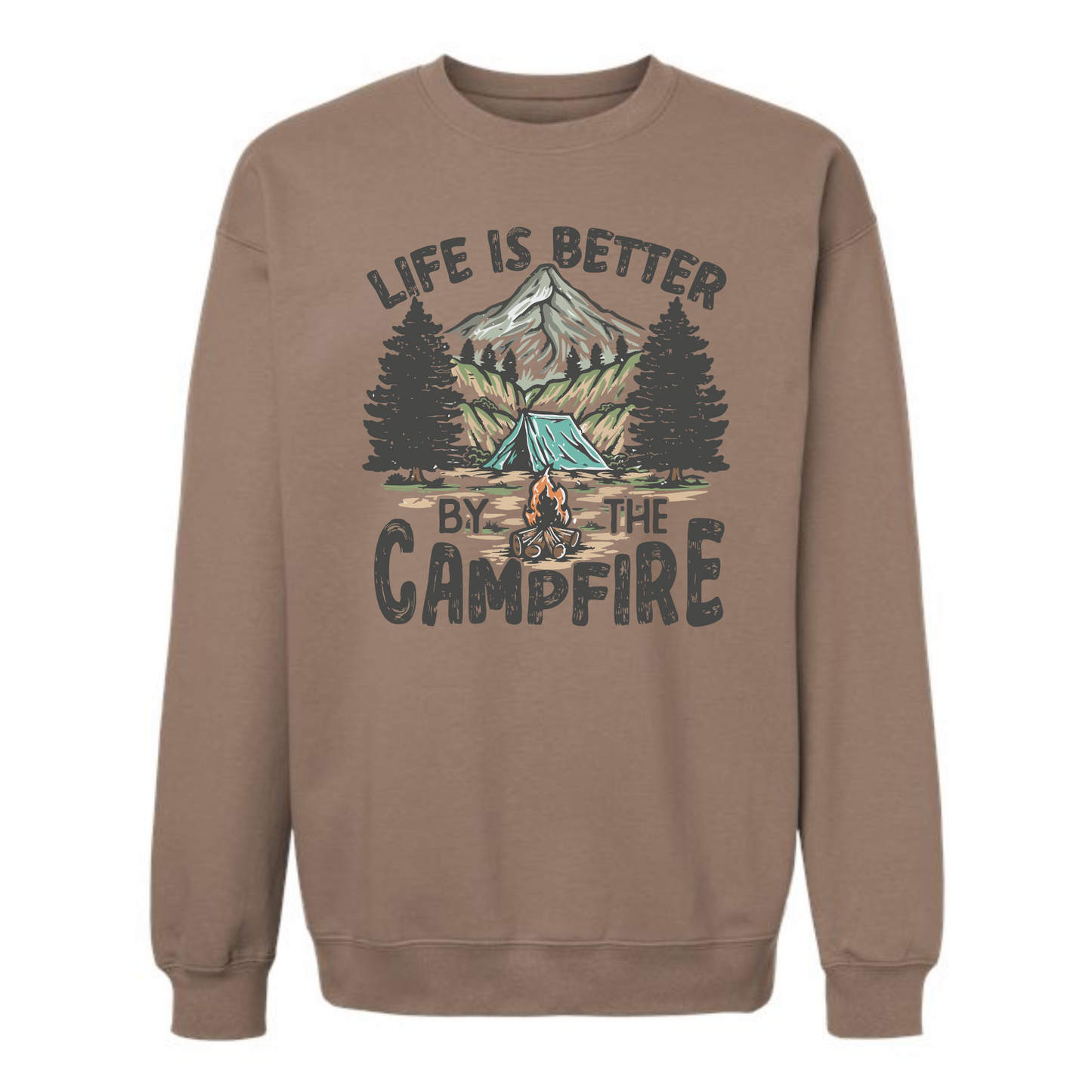 Life by the Fire Crewneck Sweatshirt
