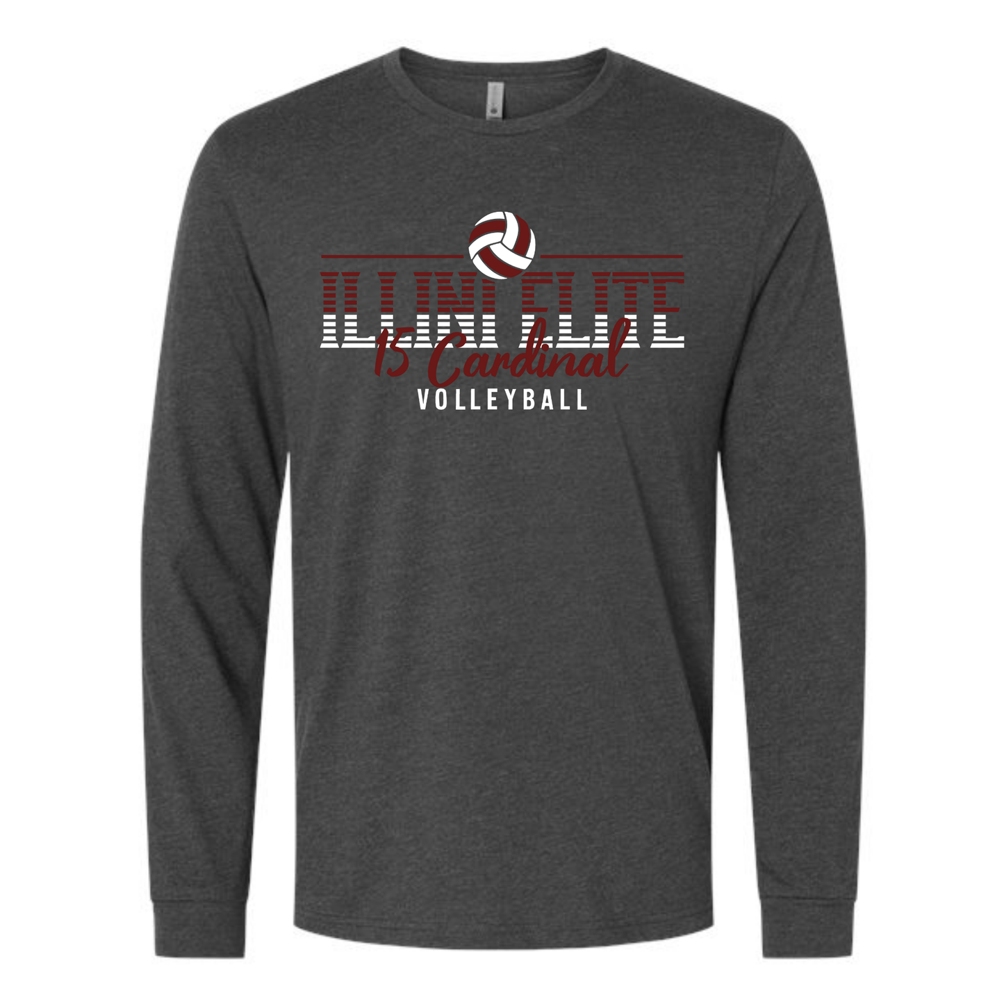 Illini Elite Striped Long Sleeve Tee