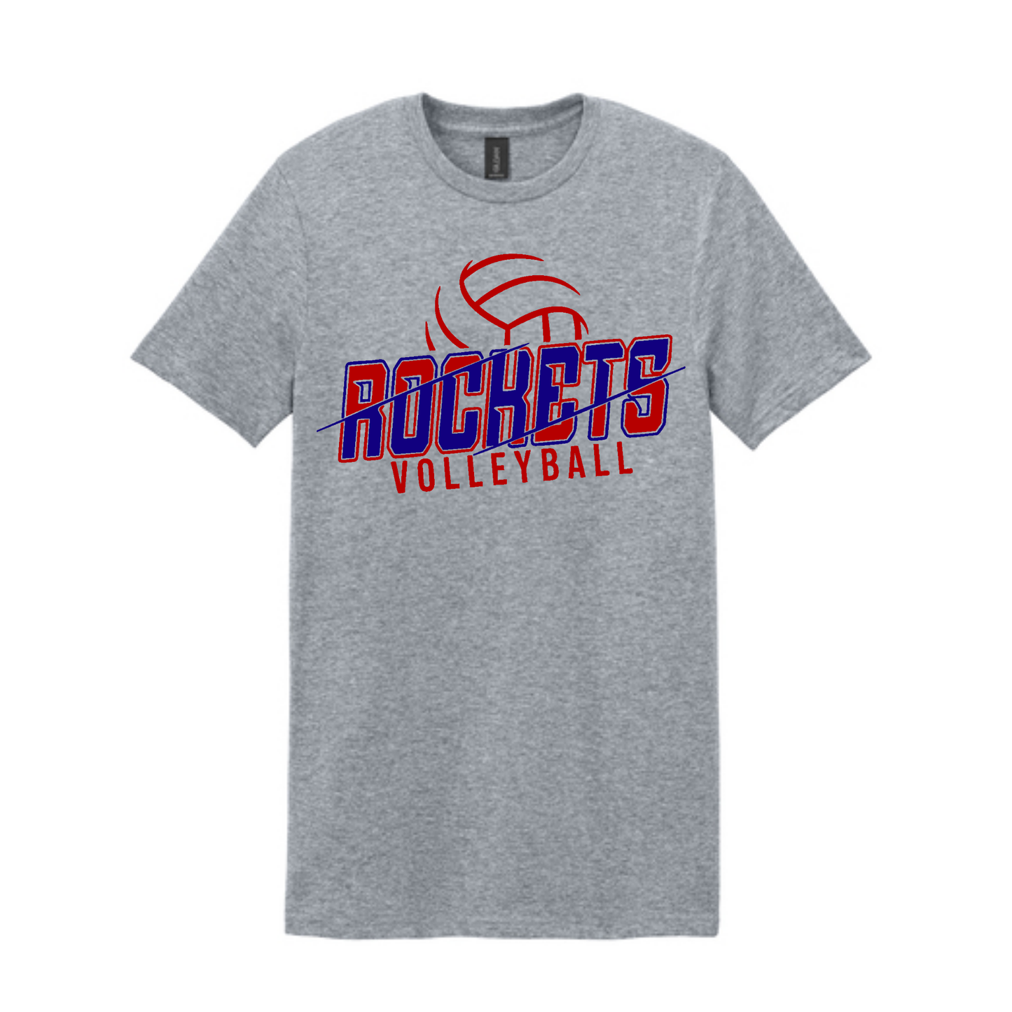 Rockets Volleyball Slashed Tee