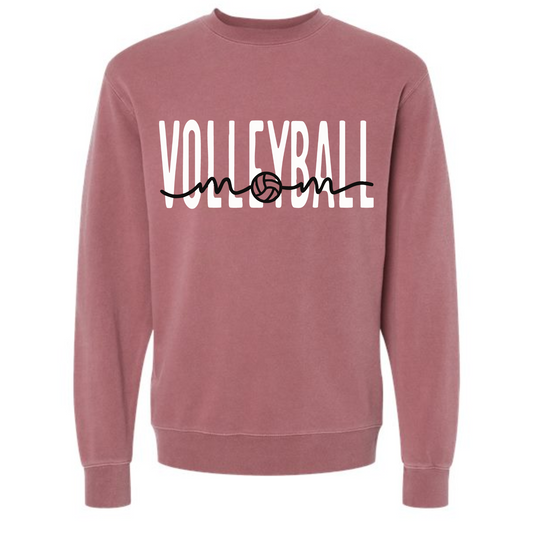 Volleyball Mom Vintage Crewneck