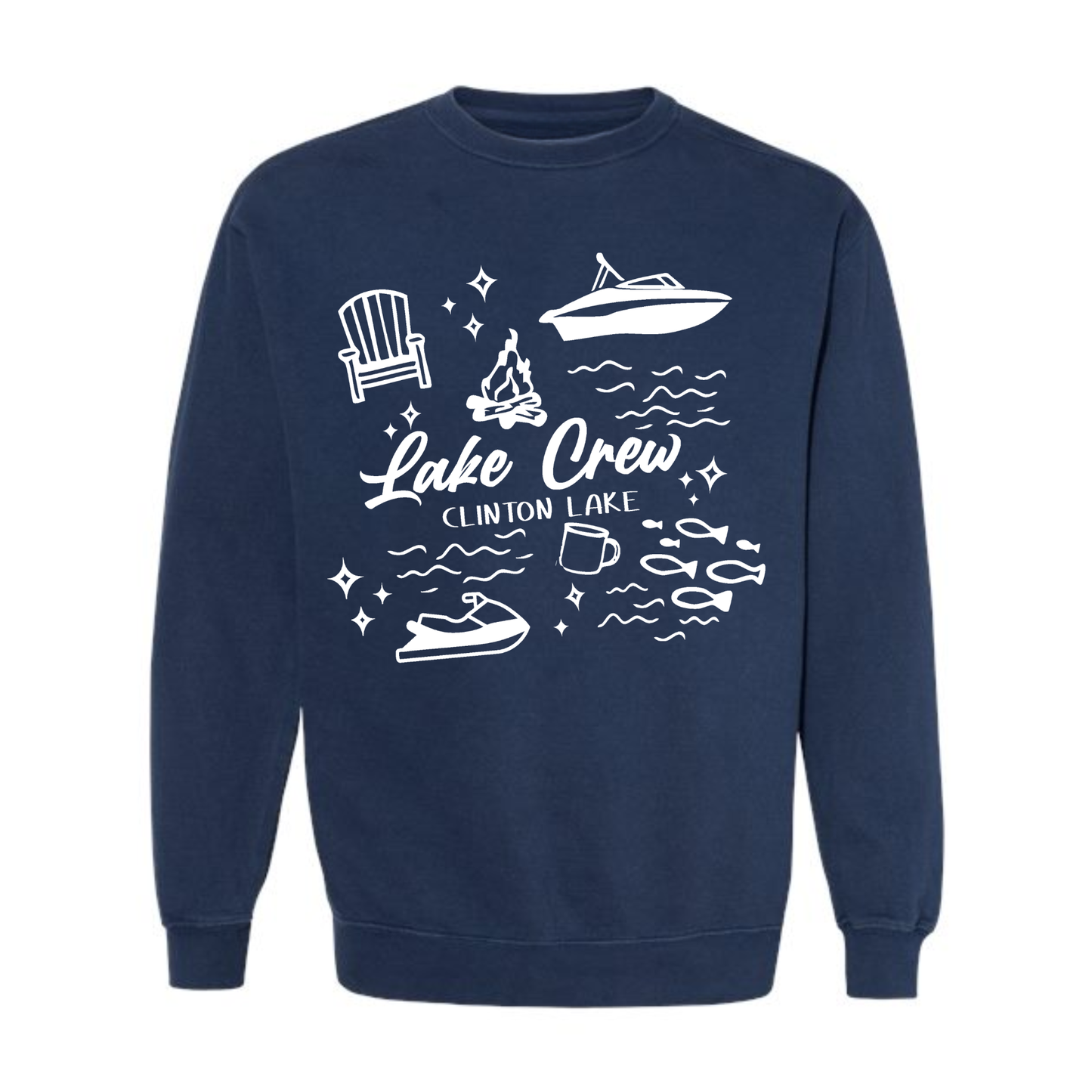 Lake Crew Clinton Lake Crewneck Sweatshirt