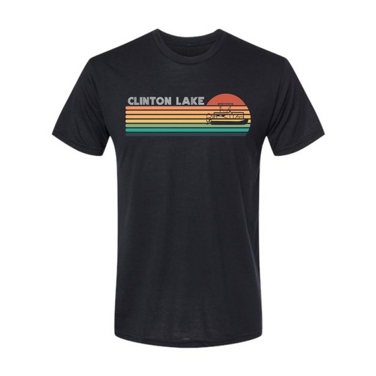 Retro Pontoon Stripe Tee