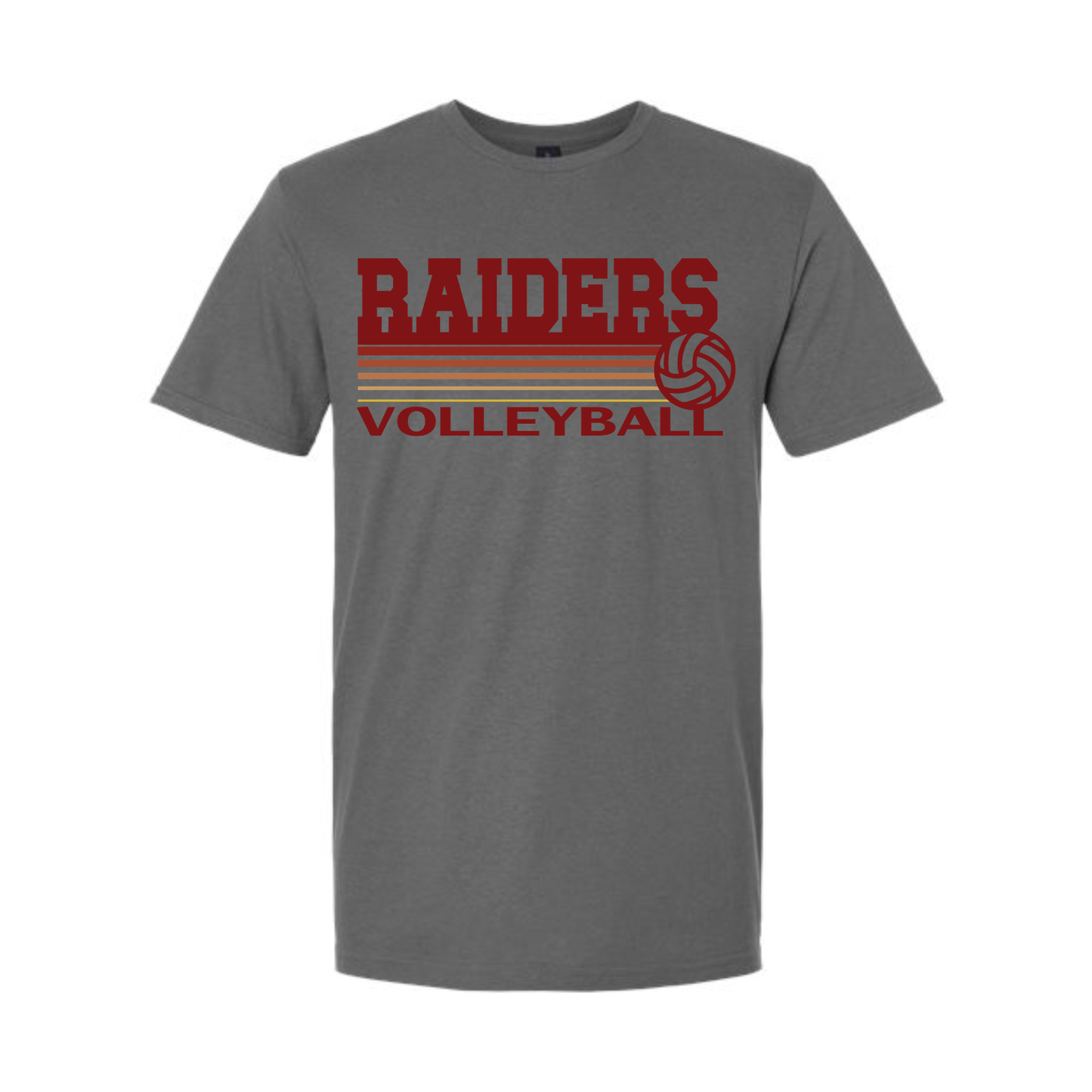 Raider Volleyball Fade Tee