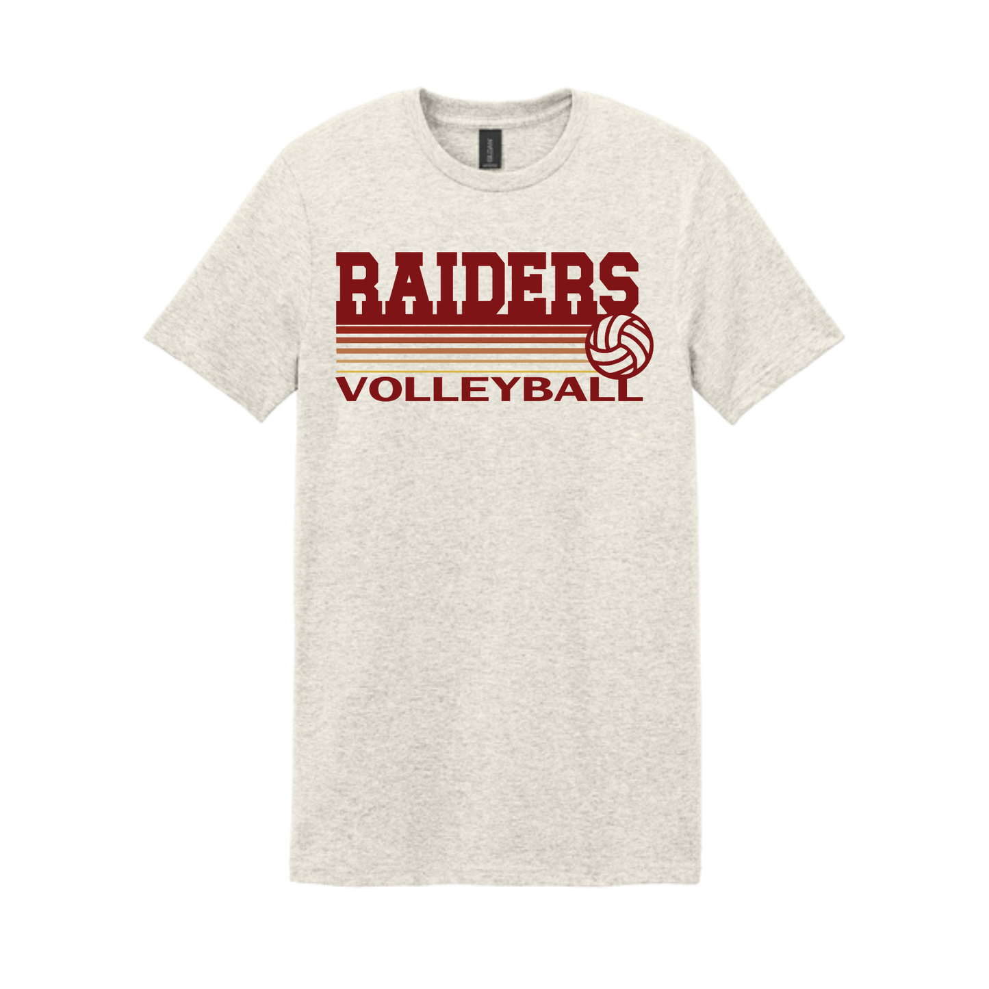 Raider Volleyball Fade Tee