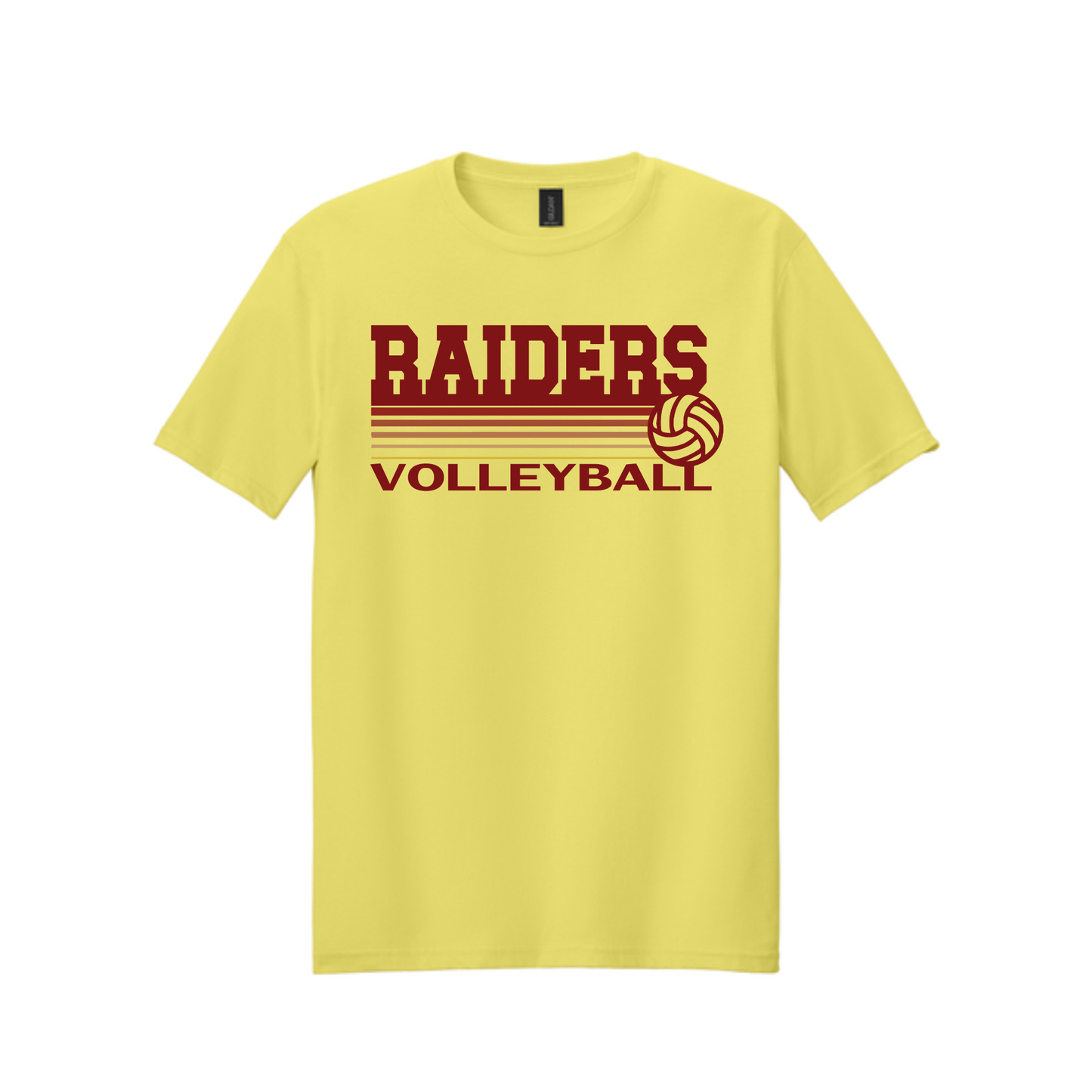 Raider Volleyball Fade Tee