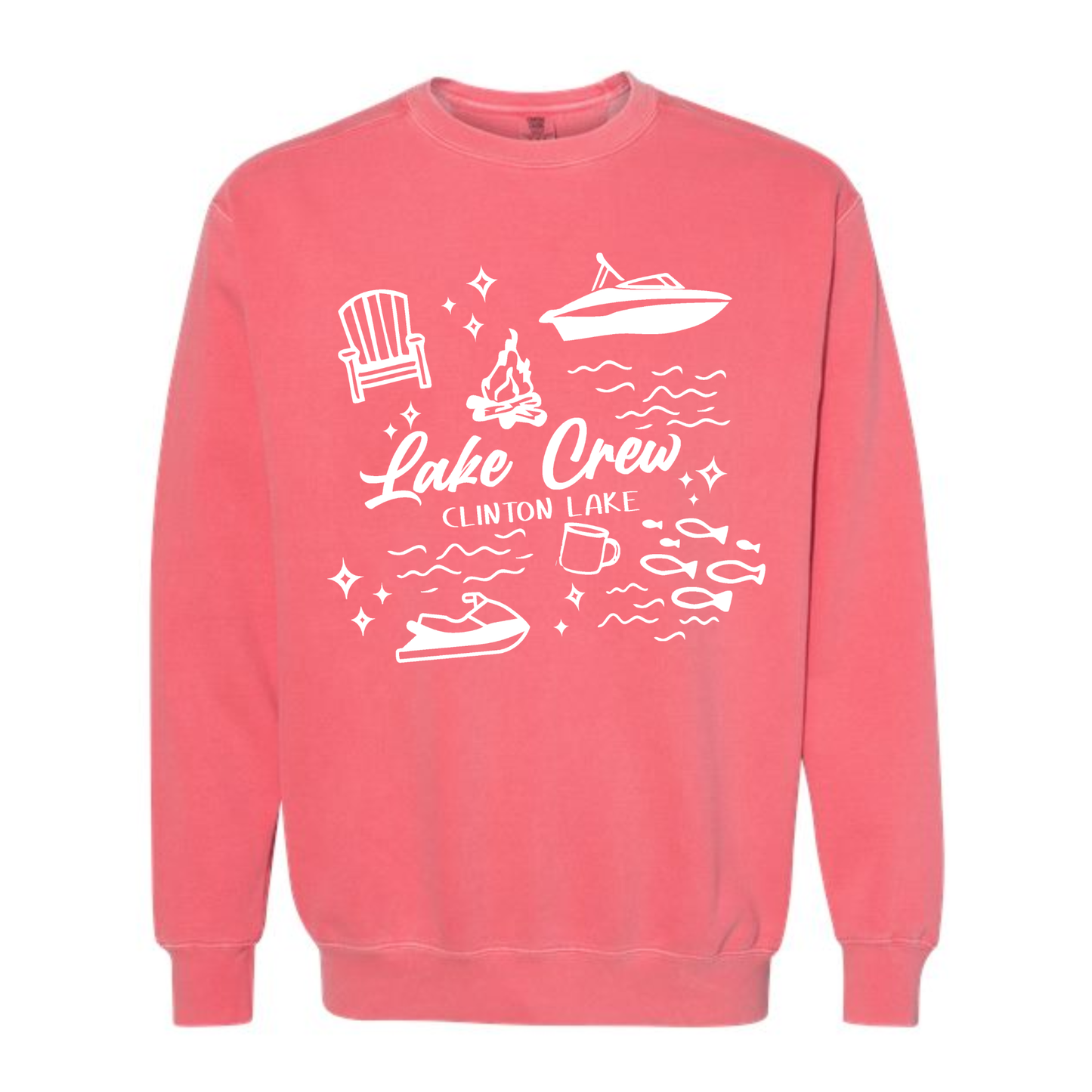 Lake Crew Clinton Lake Crewneck Sweatshirt