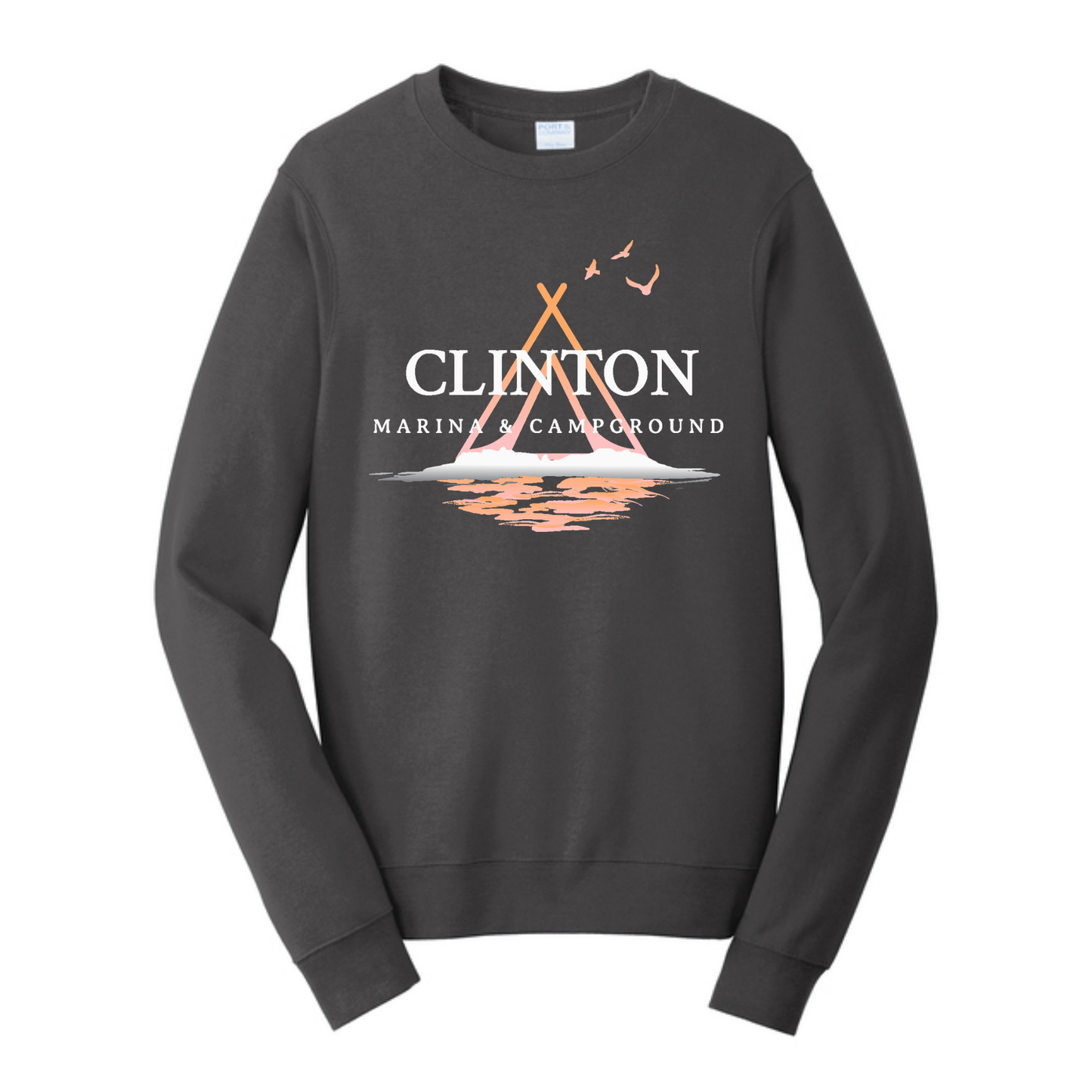 Clinton Marina & Campground Crewneck Sweatshirt