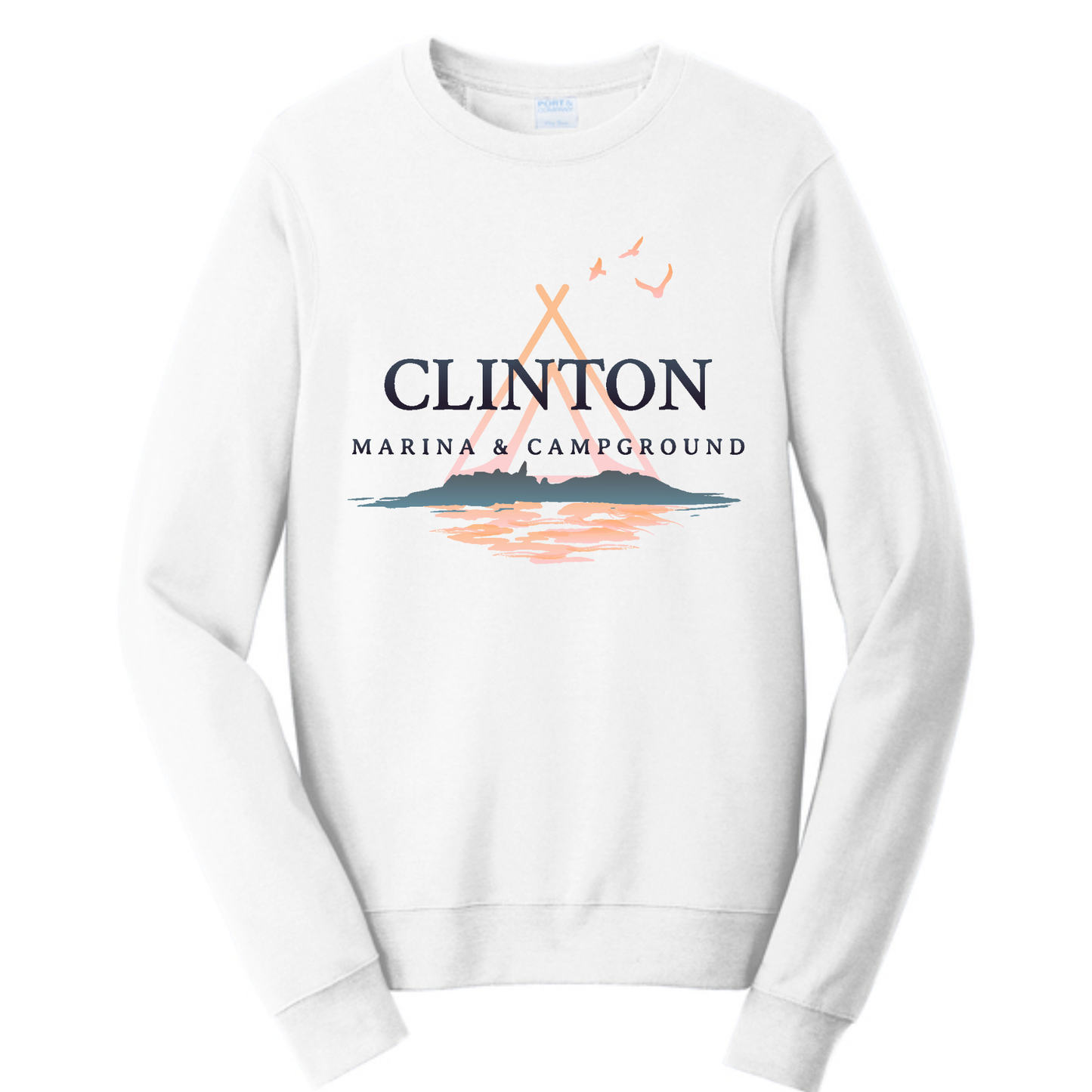 Clinton Marina & Campground Crewneck Sweatshirt