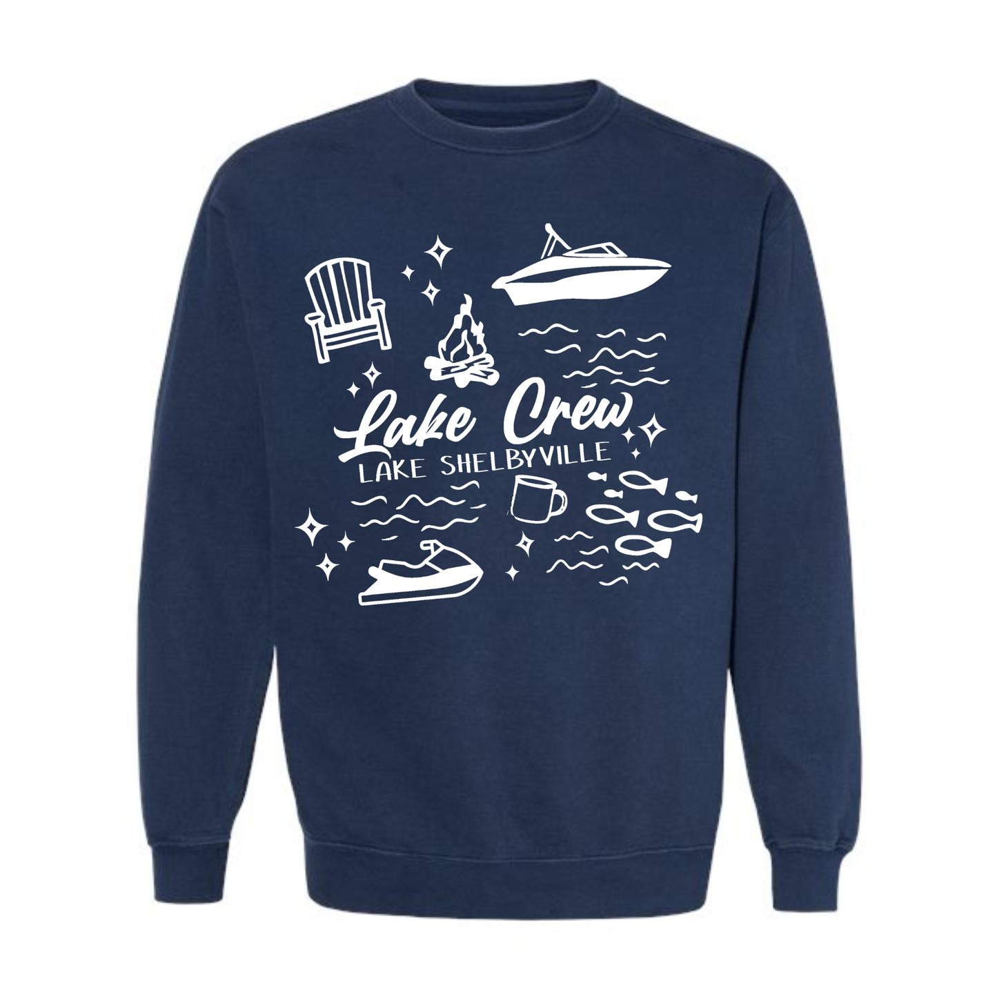 Lake Crew Lake Shelbyville Crewneck Sweatshirt