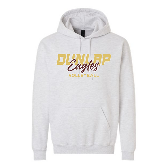 Dunlap Eagles Script Volleyball Hooded Sweatshirt
