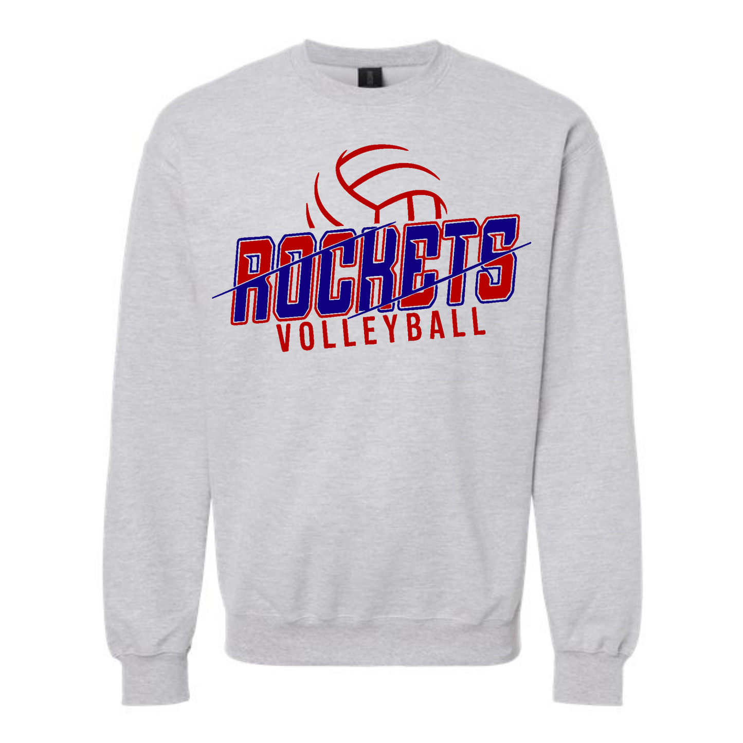 Rockets Volleyball Slashed Crewneck