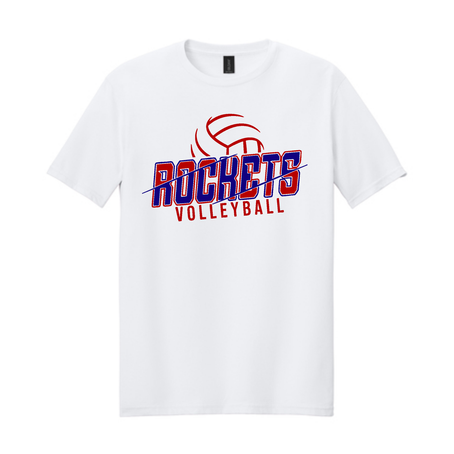 Rockets Volleyball Slashed Tee