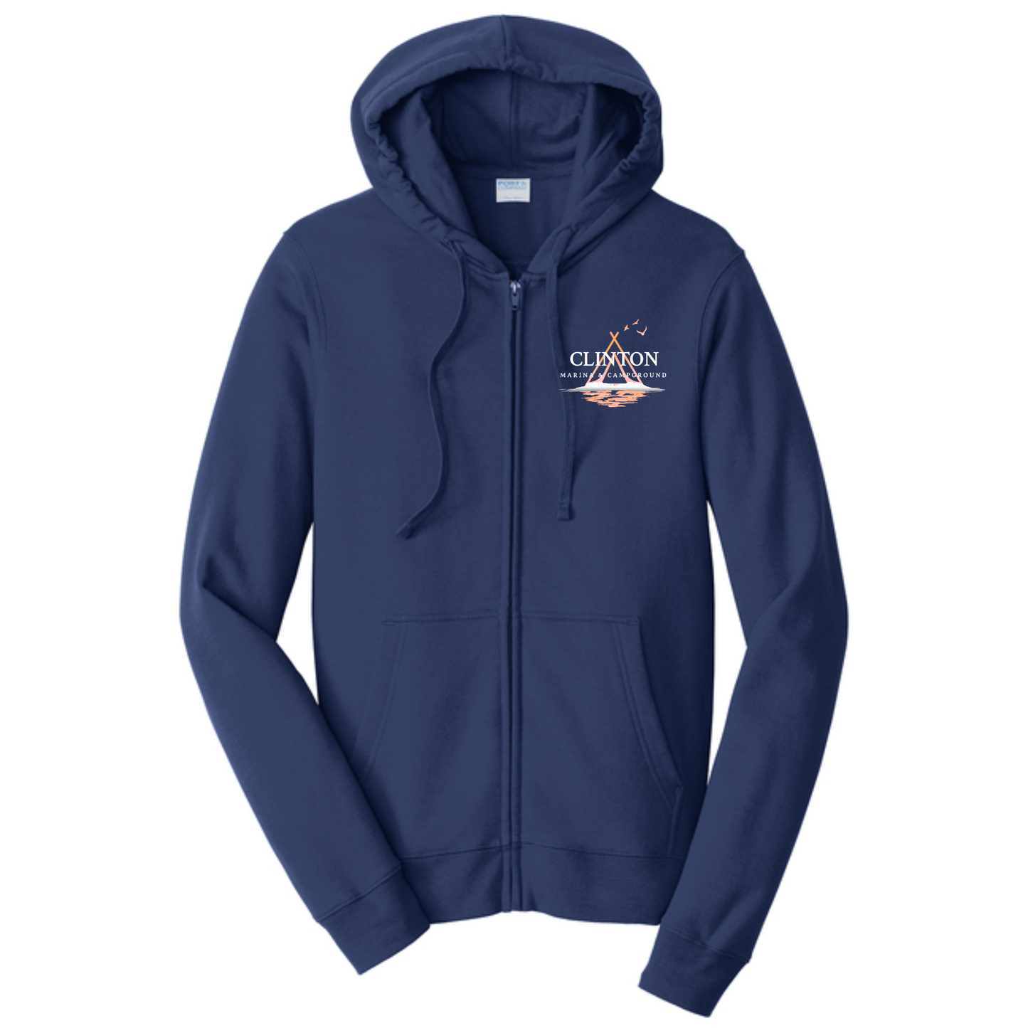 Clinton Marina & Campground Full-Zip Sweatshirt