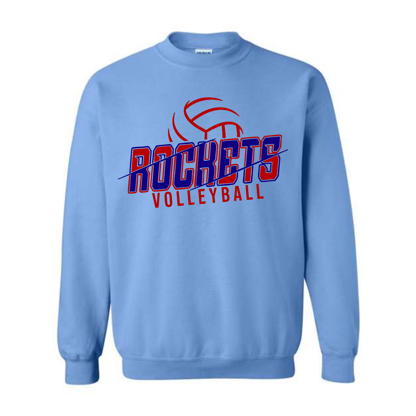 Rockets Volleyball Slashed Crewneck