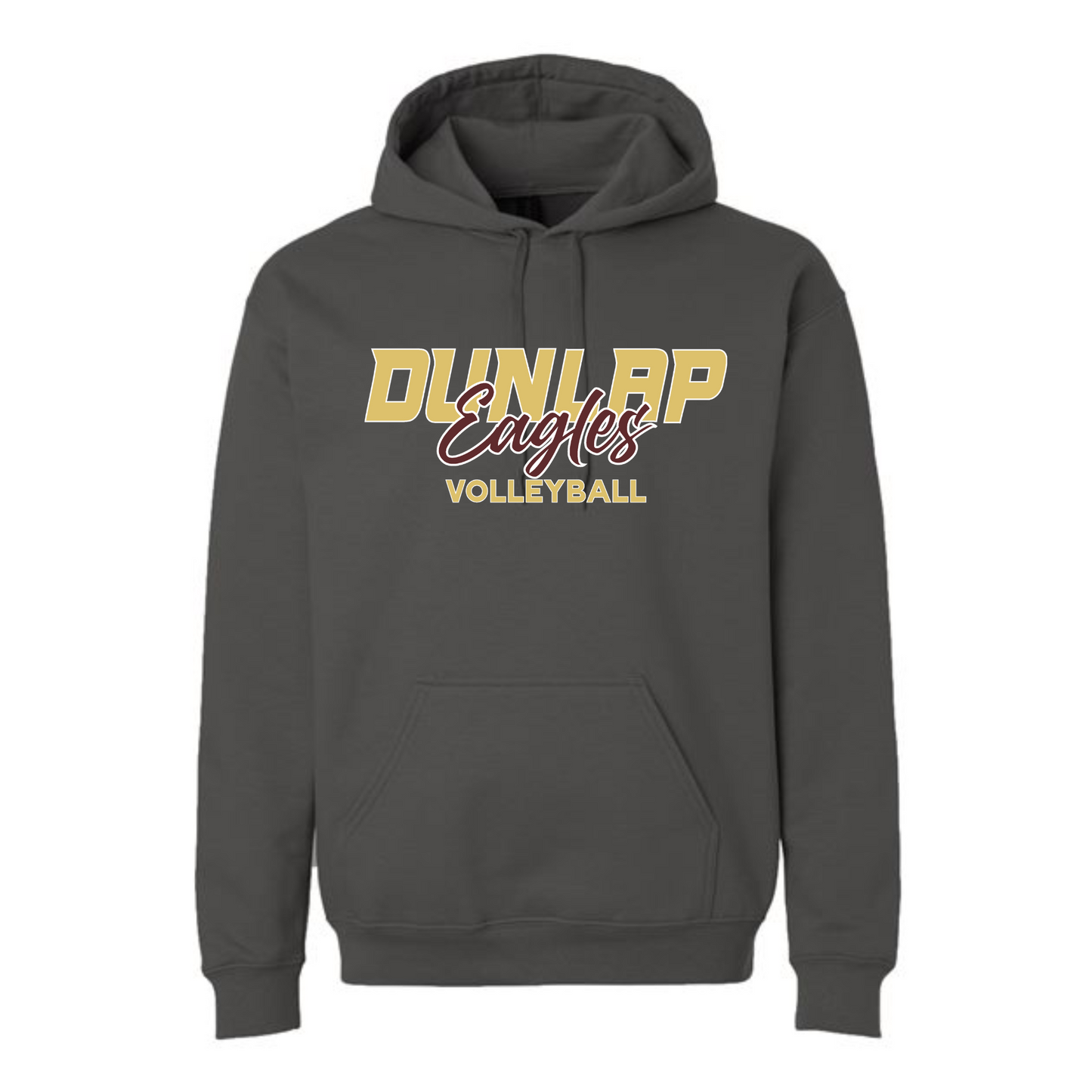 Dunlap Eagles Script Volleyball Hooded Sweatshirt