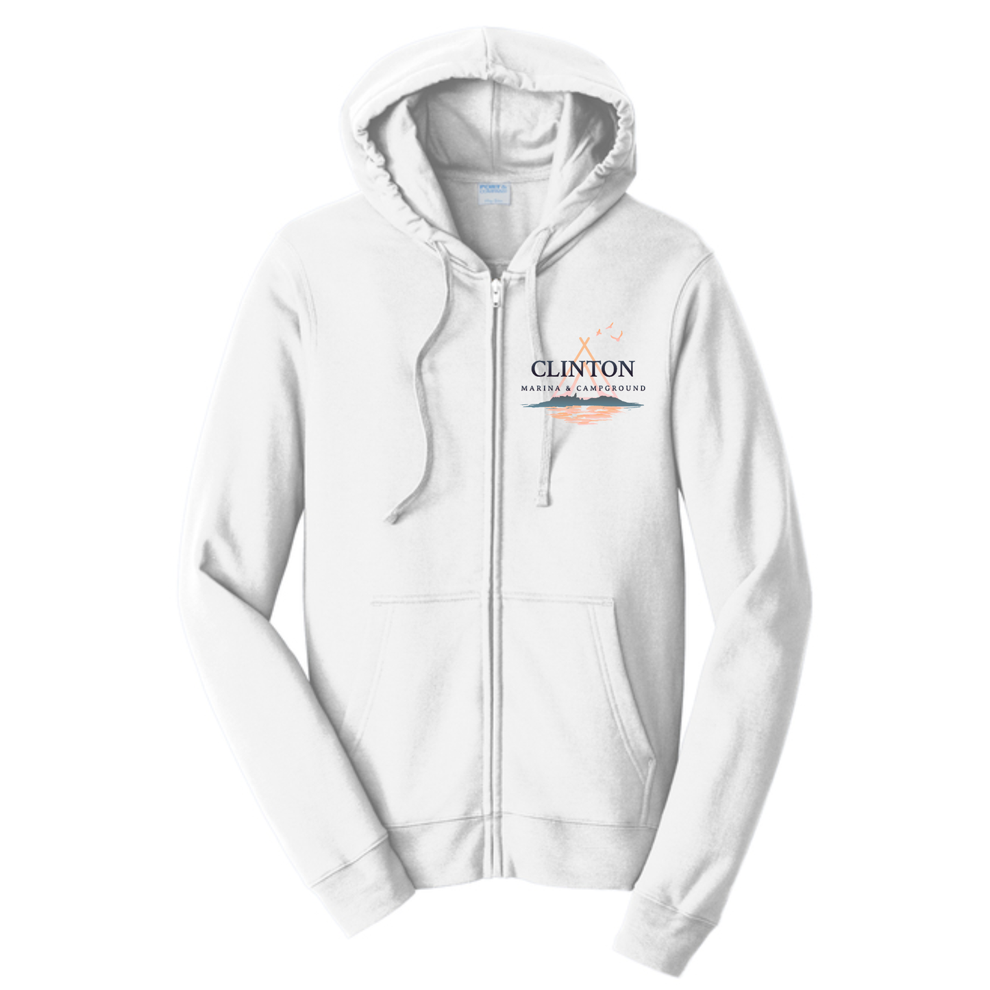 Clinton Marina & Campground Full-Zip Sweatshirt