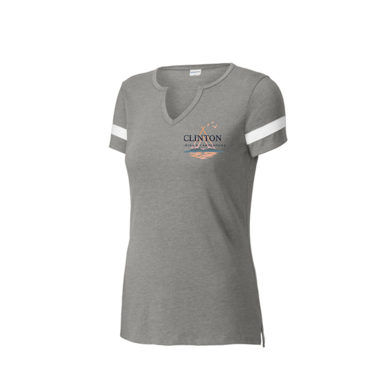 Clinton Marina & Campground Notch Neck LC Tee