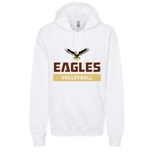 Eagles Volleyball Block Hooded Sweatshirt