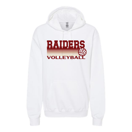 Raiders Volleyball Fade Hooded Sweatshirt