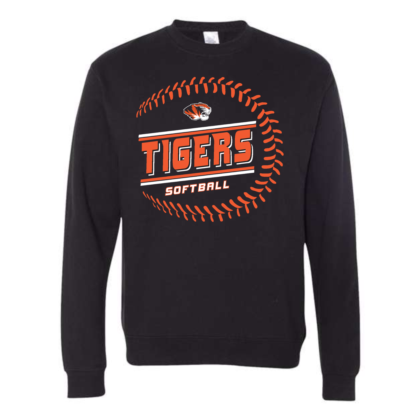 IBHS Softball Laces Crewneck Sweatshirt