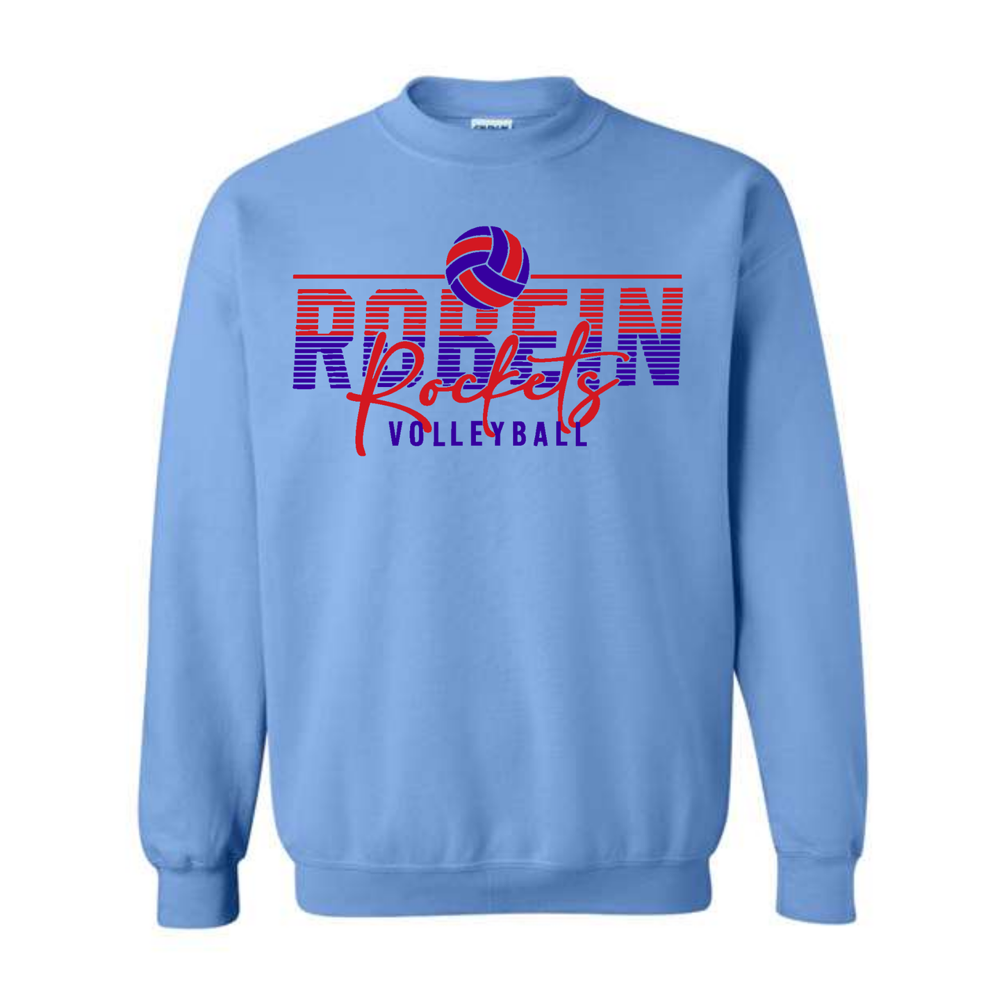 Robein Striped Rockets Crewneck