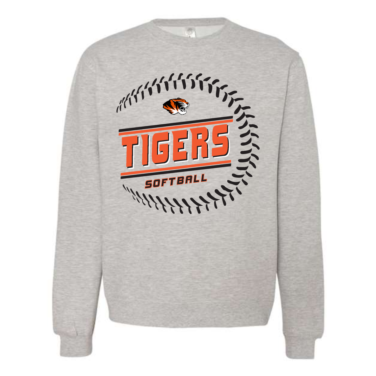 IBHS Softball Laces Crewneck Sweatshirt