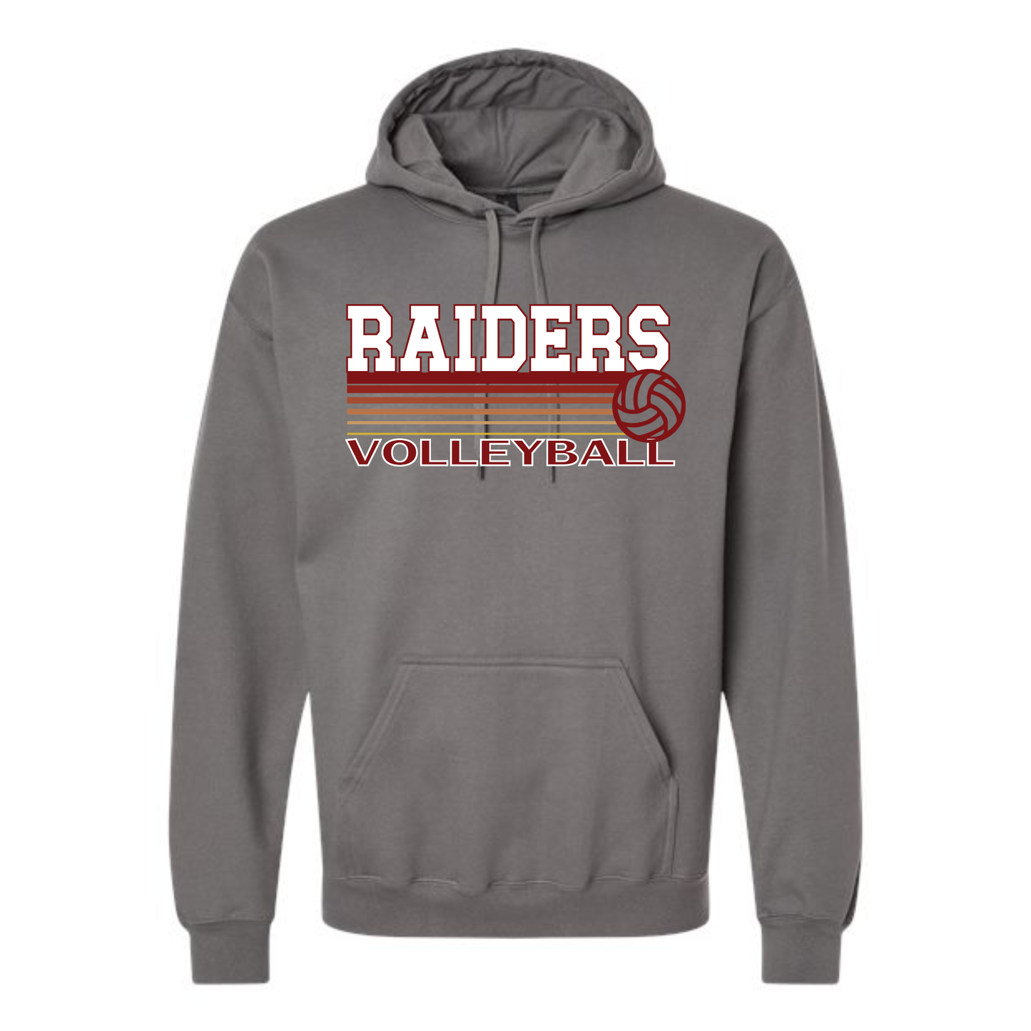 Raiders Volleyball Fade Hooded Sweatshirt