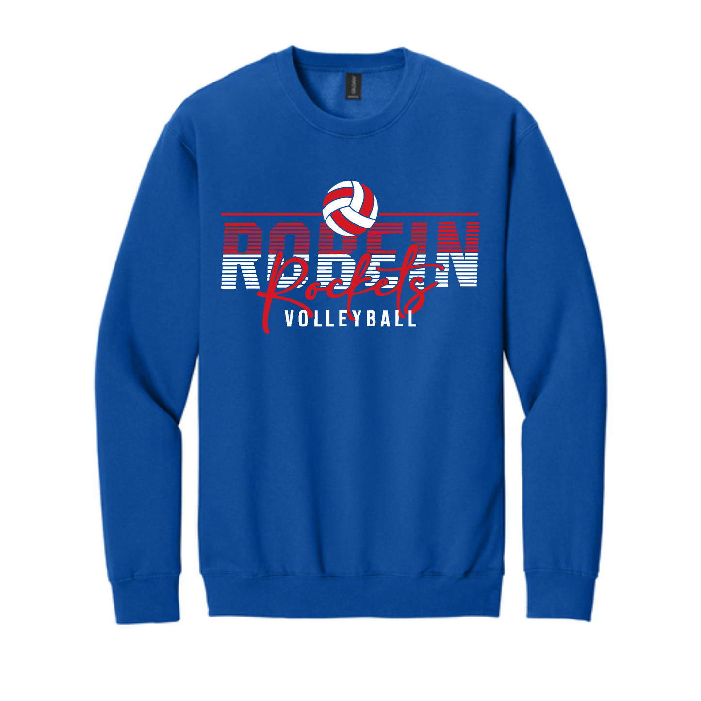 Robein Striped Rockets Crewneck