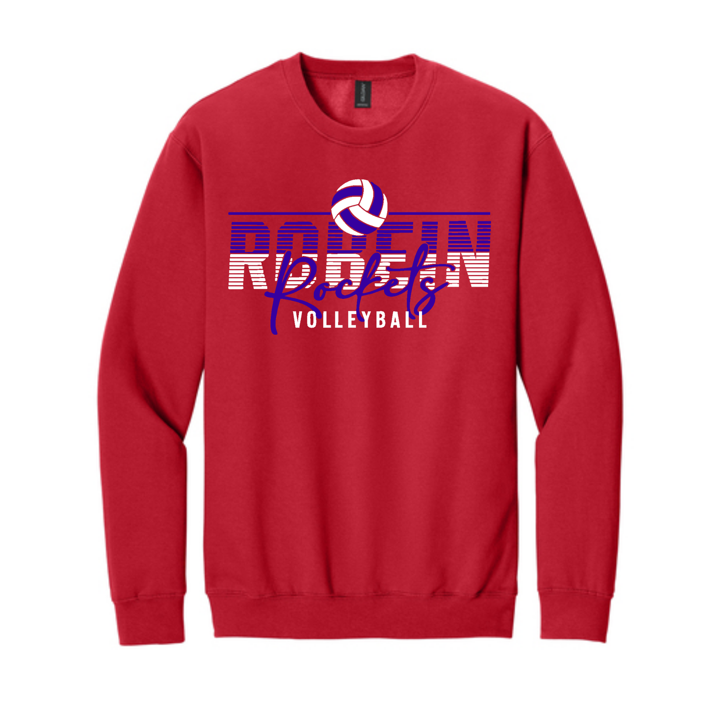 Robein Striped Rockets Crewneck