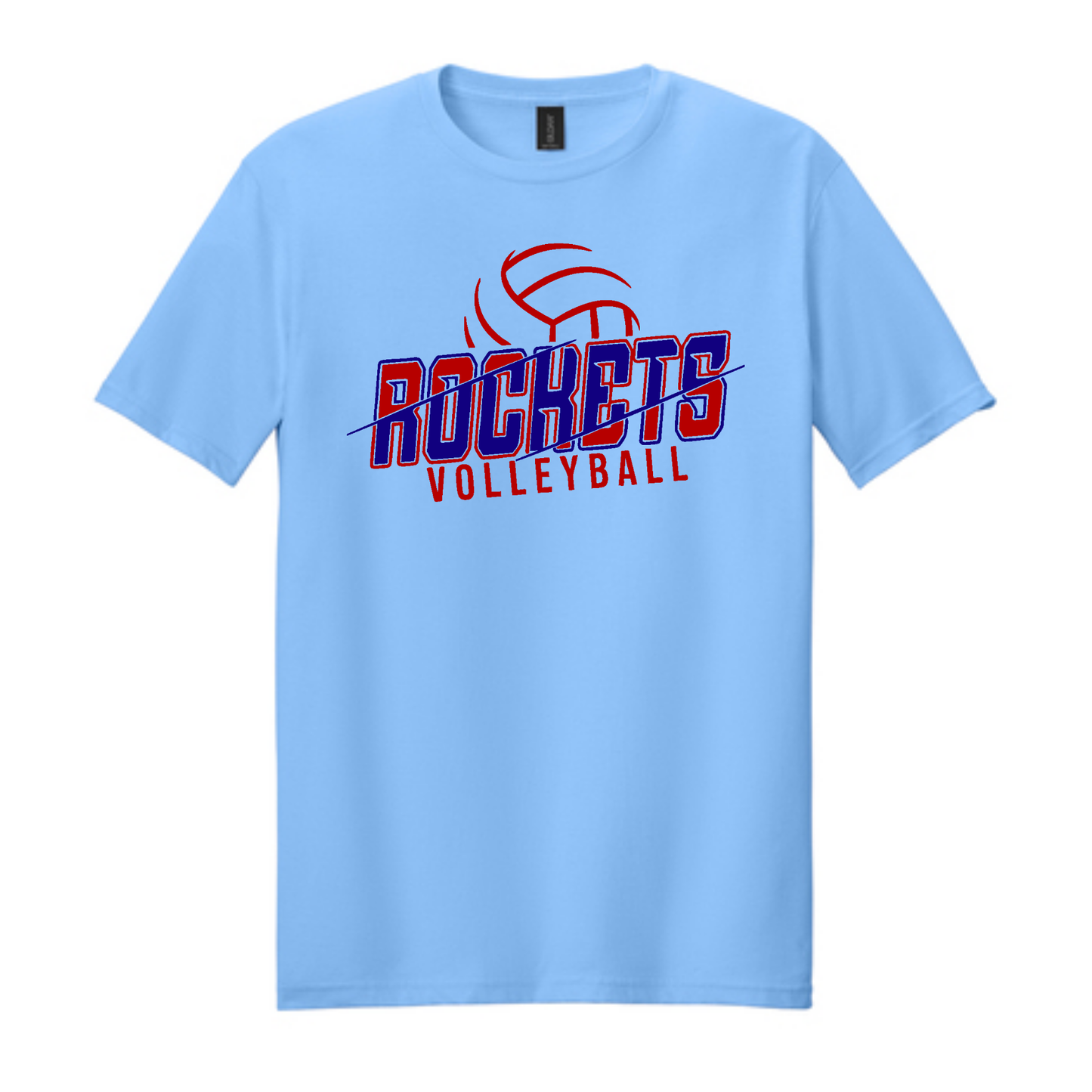 Rockets Volleyball Slashed Tee