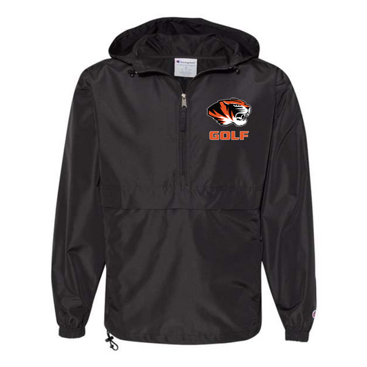 IB Golf Champion Hooded Quarter-Zip Windbreaker Jacket