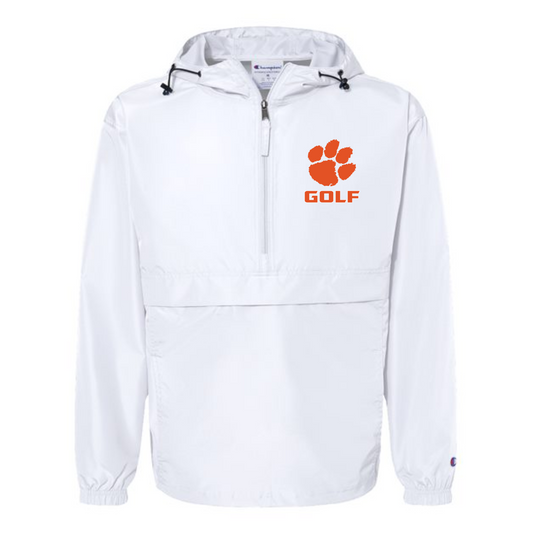 Tigers Golf Champion Hooded Quarter-Zip Windbreaker Jacket