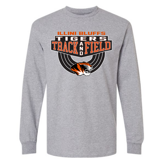 *Personalized* Tigers Track & Field Long Sleeve Tee