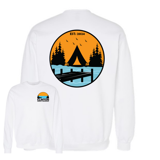 Clinton Marina & Campground Crewneck Sweatshirt