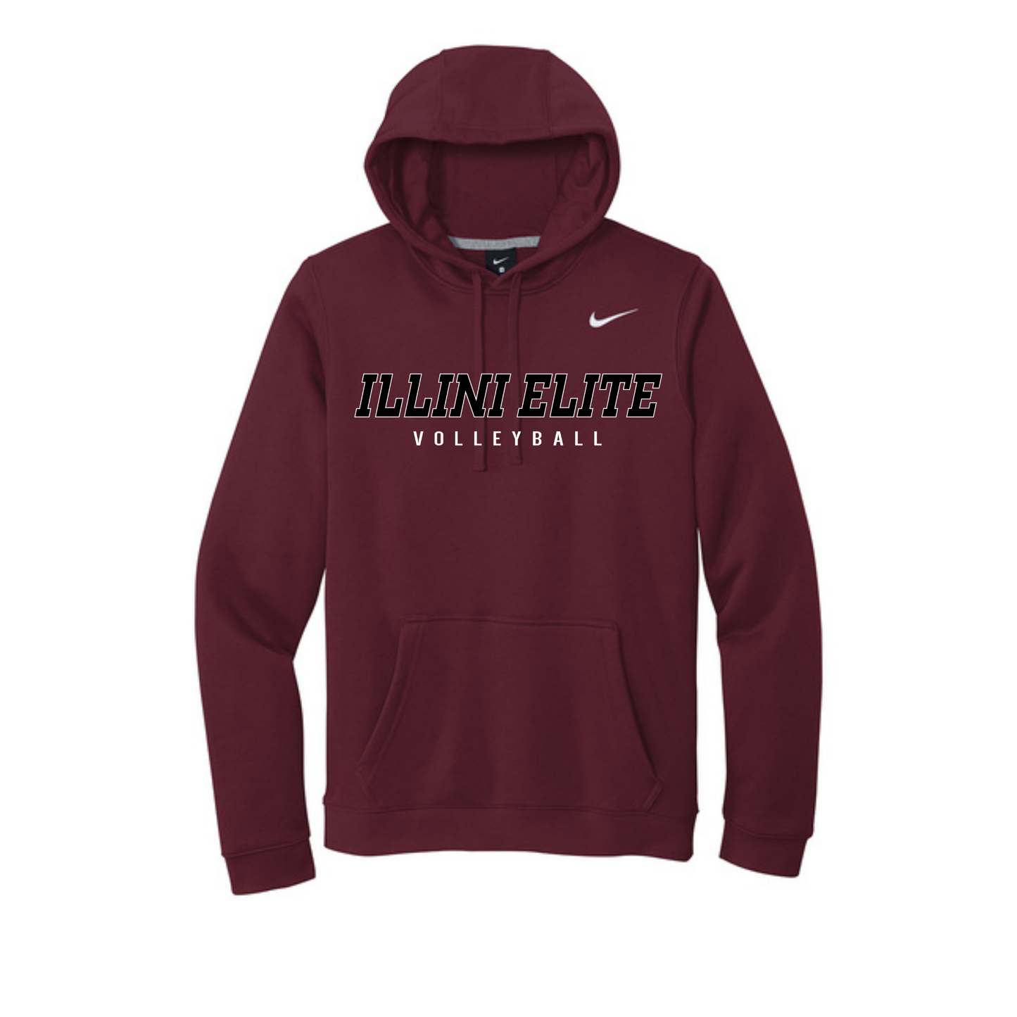 Nike Club Fleece Illini Elite Hooded Sweatshirt